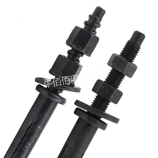 Construction water drill expansion screw, dust-proof table fixed base bracket, removable and reusable expansion bolt, 45# steel water drill fixed expansion bolt (coarse tooth) 1 piece