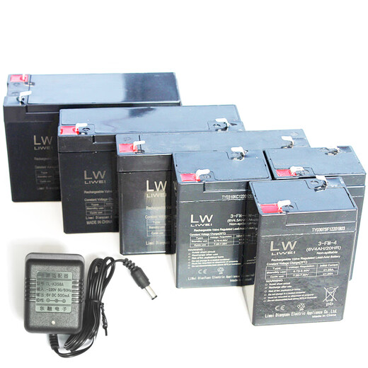 Complete children's electric stroller battery 6V4.5AH12V motorcycle tricycle car remote control car 6V4.0AH battery