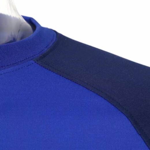 New full-time long-sleeved physical training uniform flame blue spring and autumn corporate firefighter round neck training shirt round mark one size 175/92-96