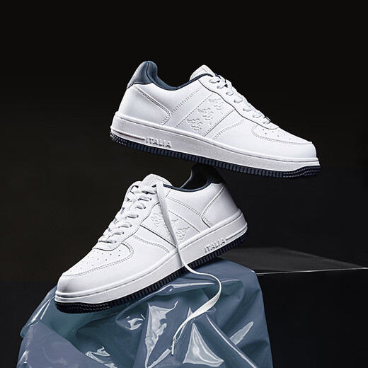 
Kappa official back-to-back thick-soled sports shoes for women in summer new versatile casual white shoes for women Haichang Blue 37