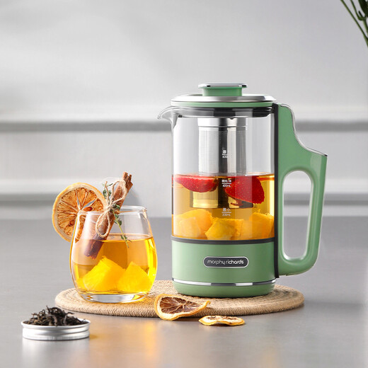 Mofei Electric Portable Health Pot Mini Tea Maker Kettle Small Office Fully Automatic Home Integrated MR6086 Fresh Green 0.6L