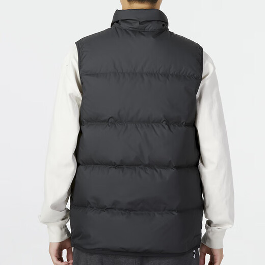 
Nike (NIKE) down vest men's 2024 winter sportswear thickened windproof jacket stand collar down vest DD681 DV1136-010 Black 85% gray duck down XL
