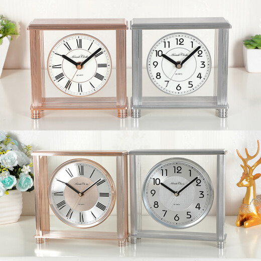 赫姆勒时钟(Hermle Clocks)欧式现代艺术轻奢装饰石英座钟卧室客厅罗马台钟 QT205-220001