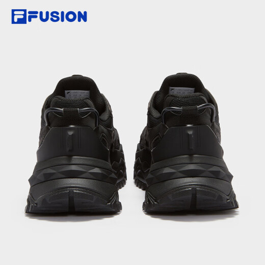 Fila Fusion Fila Modemarke Harte Süßigkeiten Männer Schuhe Winter dicker Sohle Erhöhung Schuhe Sneaker Schwarz Daddy Schuhe Auto Schwarz/Schwarz-SB 40.5