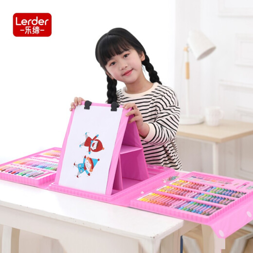 Ledi 208-piece children's painting tools painting set for boys and girls students non-toxic paint brushes watercolor pens washable