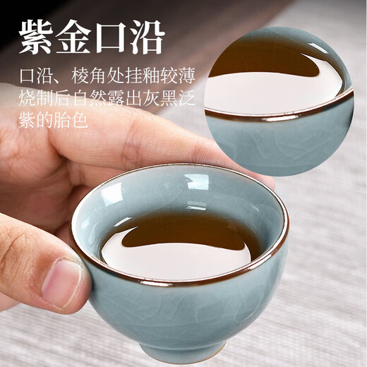 Qixuanyuan Kung Fu tea set kettle integrated fully automatic tea making set household tea tray high-end tea table solid wood tea sea