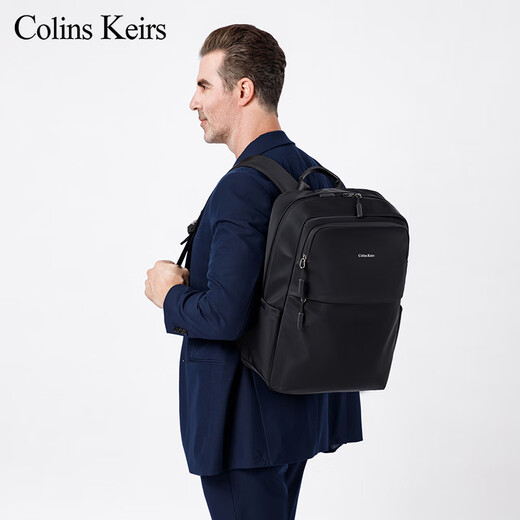 Colins Keirs Rucksack Herren -Rucksack Reisetasche Großkapazität Business Computertasche 2024 Neue Schüler der High School College School Tasche Schwarz