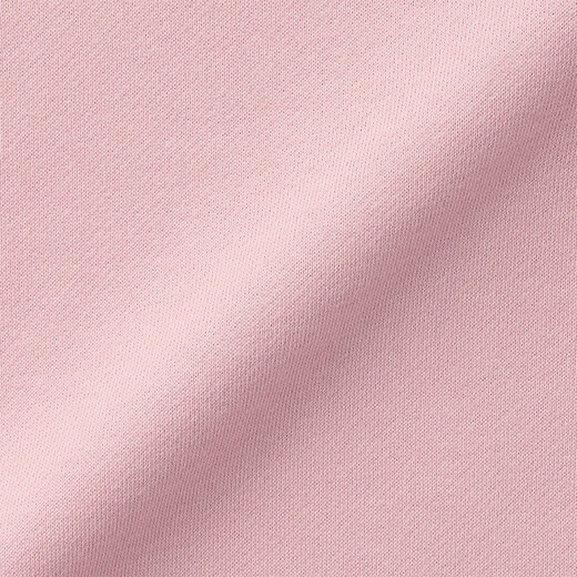 MUJI (MUJI) big children soft terry swim shirt children's sweatshirt pullover children's clothing pink 110