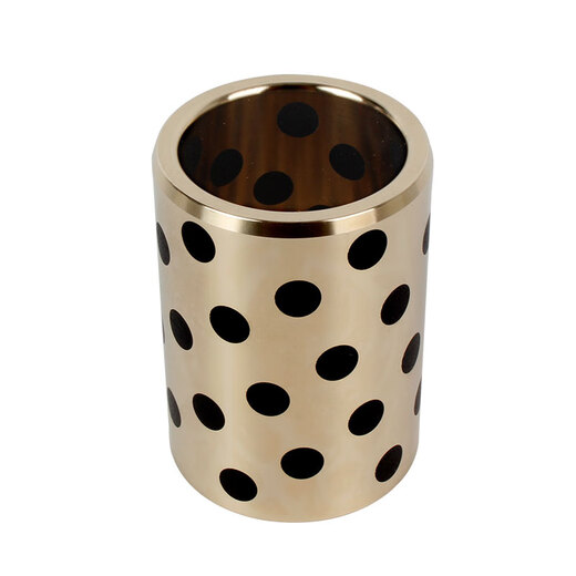 Graphite copper sleeve self-lubricating bearing oil-free bushing wear-resistant copper sleeve solid inlaid copper sleeve JDB/OFK01/MPBZ inner diameter 13mm