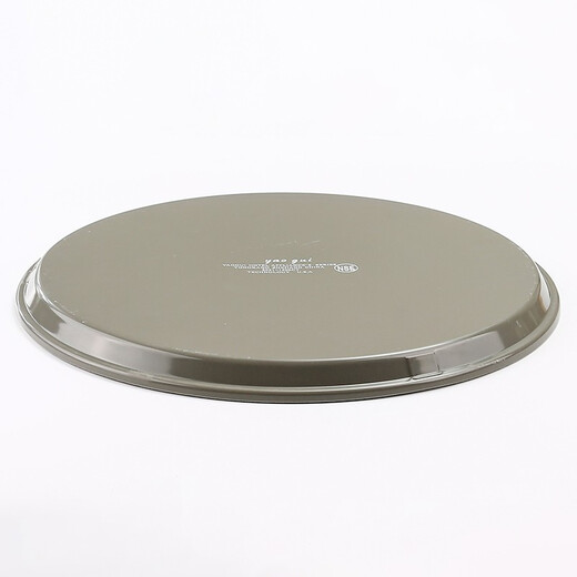 Zhenxi large tray rectangular round tray non-slip tea tray plastic tray hotel serving tray food serving tray PP round tray brown 35cm