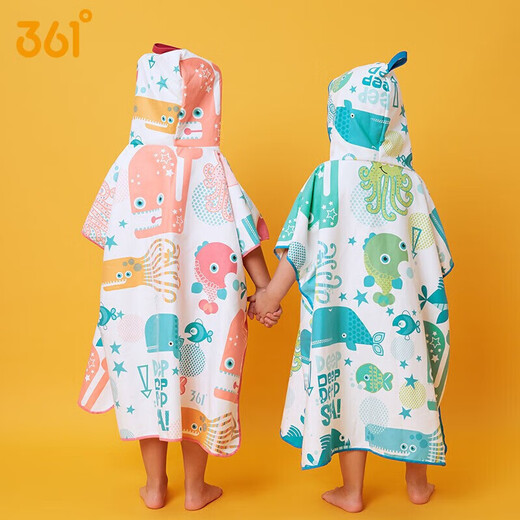 361 Kinderkinder Badetuch Umhang mit Kapuzenmädchen Jungen absorbierende Badetuch Handtuch Handtuch Heiße Frühlingsbademang