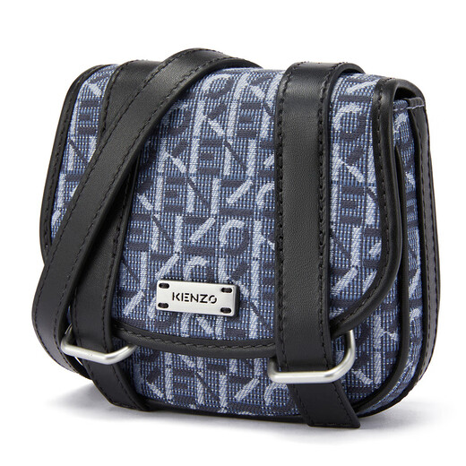 Kenzo Kenzo Takada Frauen Mini -Kurier Jacquard Umhängetasche Crossbody Bag Blue FB62SA702B01 76