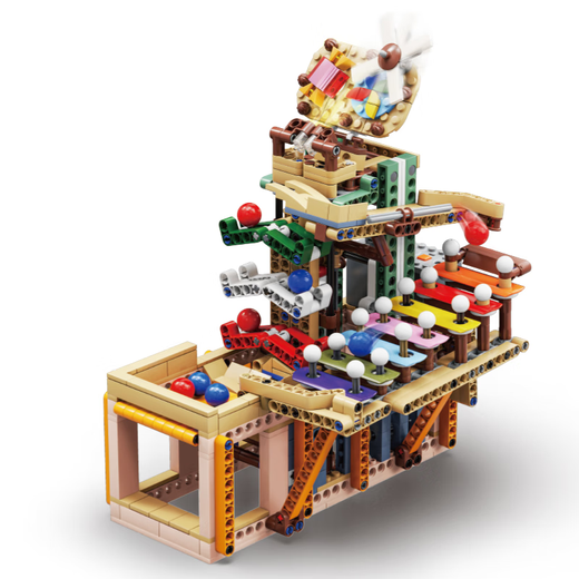 Small opening particle 99003 Colorful Candy Factory Building Toy Model Ornament Assembly Building Blocks KD99003-Colorful Candy Factory-695 Grains