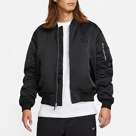 Nike (Nike) Coton Veste de coton masculine Nouvelle veste de coton décontractée chaude Collier Collier de base de baseball à la mode