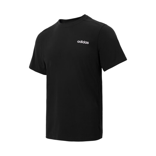 Adidas (adidas) summer breathable and versatile fast drying outdoor running training sports and casual short-sleeved size L