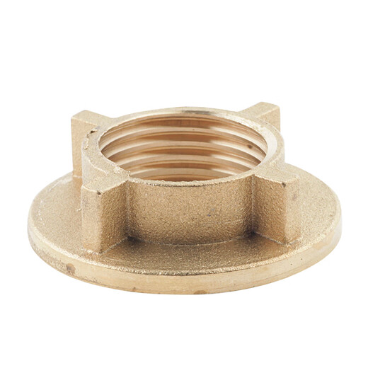 Airun thickened 4-point copper and cap hexagonal fastening nut DN15 locking nut G1/2 faucet fixing inner wire pressure cap 4-point hand screwing cap 2 (for 4-point faucet) #695