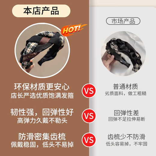 Tang Funi headband women's 2024 new style high-end foreign style fashionable headband high cranium top going out versatile pressure hairpin face wash headwear green twist headband