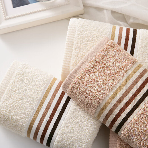 Gold type A pure cotton towel face wash towel absorbent water towel face wash towel two pack 120g/box