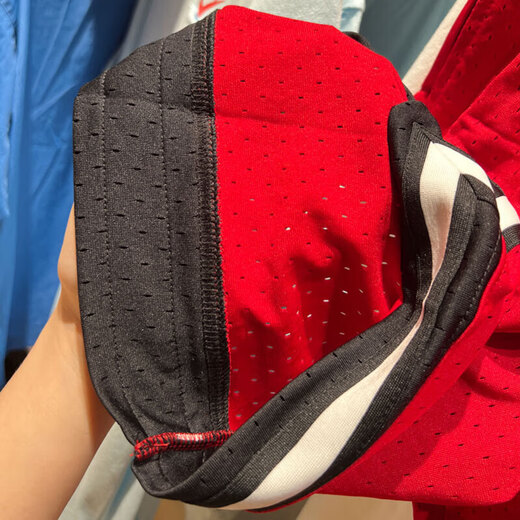 Nike shorts pantalon masculin d'été Nouveau entraînement de basket-ball respirant pantalon pantalon de survêtement pantalon décontracté dx1488-687 rouge et noir M