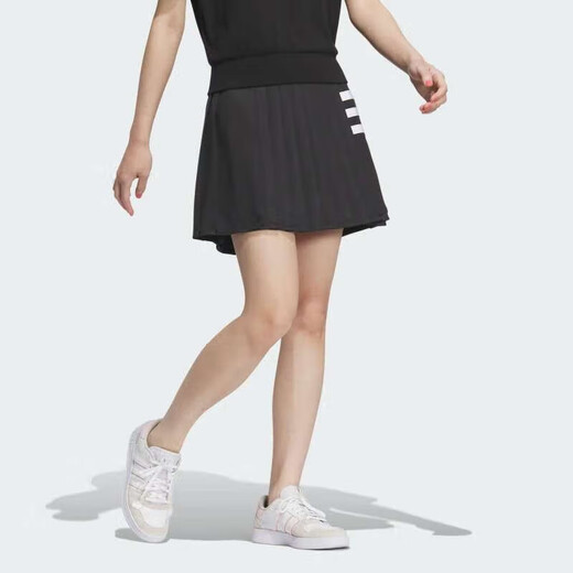 阿迪达斯 （adidas）NEO短裙女裙秋季时尚百褶裙透气休闲裙户外运动裙半身裙IP3893 IP3893 L