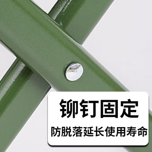 早行客织带马扎便携式精工小马扎折叠凳军训小凳子 35大号款承重300斤