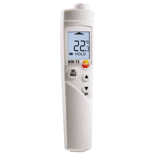 Detu testo104/104-ir Food Center Thermometer Faltungstyp Schneller Reaktion in Infrarotkontakt Dual-Purple TESTO826T2 Infrarot-Thermometer 0563 8282
