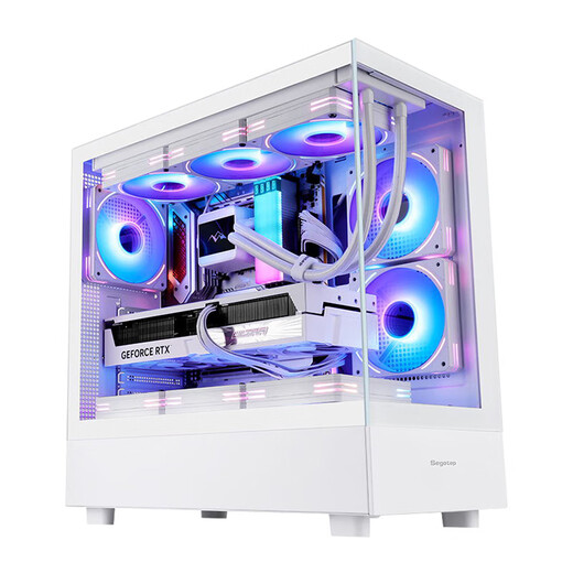 Colorful sea view room E-sports game design office computer host desktop assembly machine customized upgrade (contact customer service before placing an order) 100 Single shot will not be shipped Customized model Please contact customer service before placing an order