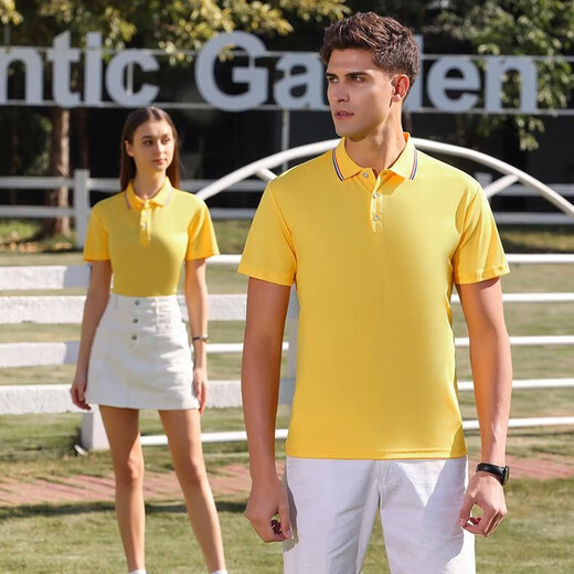 polo衫短袖定制印logo印字公司工作服工衣校服上衣夏季广告文化衫 灰色698 M 《110-125斤》