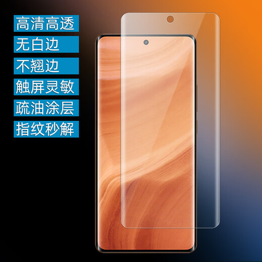 Realme真我GT5pro原装高清软膜RMX3888普通pet塑料膜realmeGT5Pro 原装曲屏高清软膜1张 realme真我GT5Pro