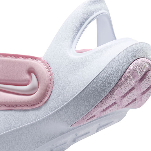 NIKE 耐克男女童夏季凉鞋AQUASWOOSH一脚蹬洞洞鞋儿童包头防撞凉鞋