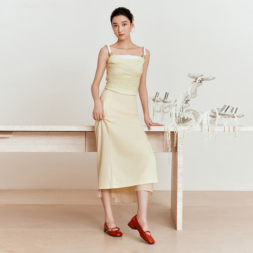 
Best 24 autumn fashion Mary Jane shoes square toe women's single shoes RD21ACQ4 orange red 39