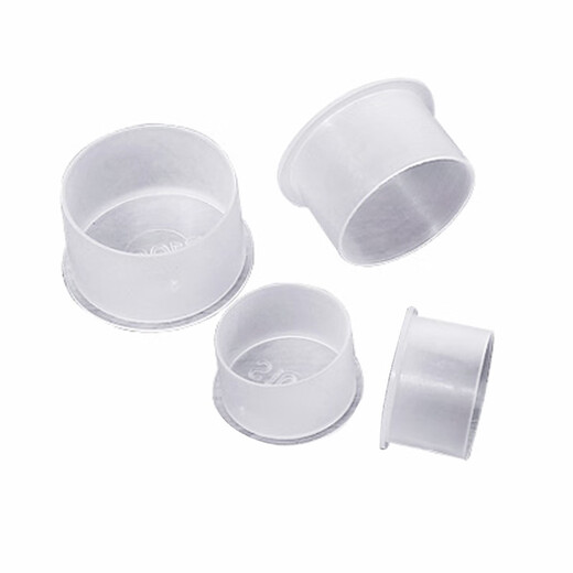 RUILIMA PE plastic sheath screw dust cap pipe cap thread sleeve external thread protective cover white plastic thread protective sleeve T-M12 (100 pieces)