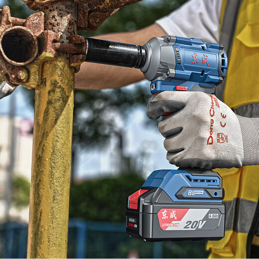 Dongcheng Elektrischer Schraubenschlüssel großes Drehmoment 20V Dongcheng Elektrischer Schraubenschlüssel Elektrische Platte Hand Lithium -Batterie Elektrischer Plattenschlüssel [698 für automatische Reparatur] Doppelte Elektro 6.0 [Fabrikkonfiguration]