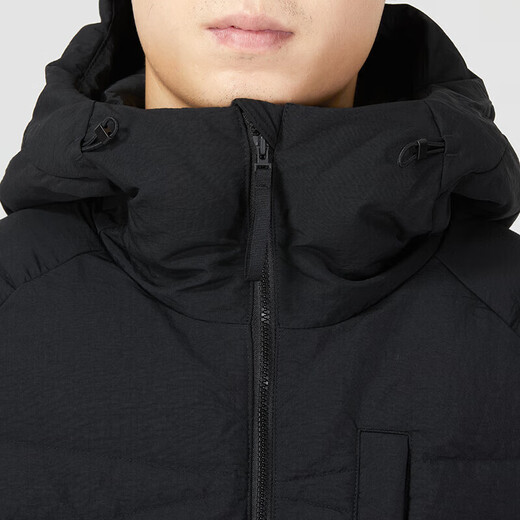 阿迪达斯 （adidas）羽绒服男装2025新款连帽保暖防风运动休闲外套HN9930官网 HN9930黑色 2XL