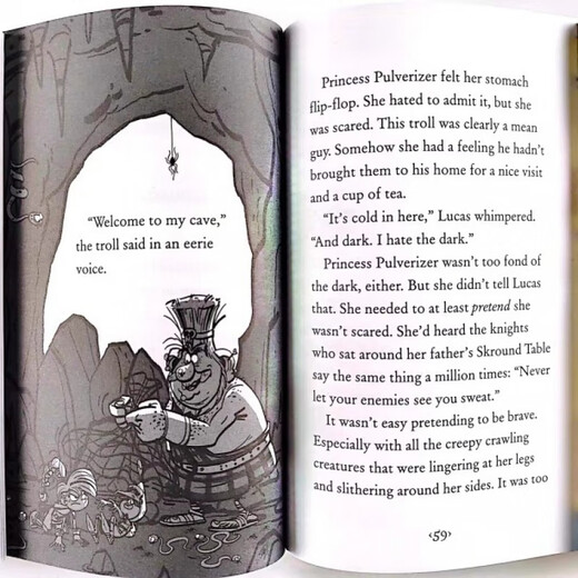 Princess Pulverizer Series 8 Volumes English Princess Pulverizer Livre de chapitres illustrés pour enfants Princess Pulverizer Series 8 Volumes English Princess Pul