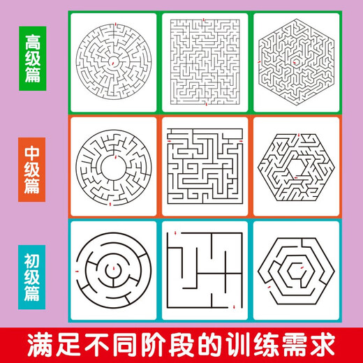 6 volumes of Sudoku game + maze game, 9-square grid, 6-square grid and 4-square grid, advanced educational puzzle, fun board game for children, pen control training game, intellectual development, logical thinking training, reasoning game, fun maze to improve concentration
