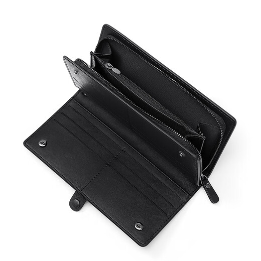 MashaLanti men's wallet long wallet large capacity bank card bag zipper hand coin wallet high-end birthday gift
