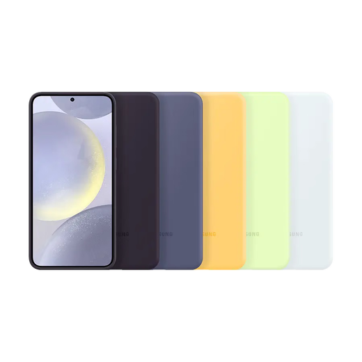 三星（SAMSUNG）Galaxy S24+手机壳原装硅胶保护壳手机套后壳 紫色