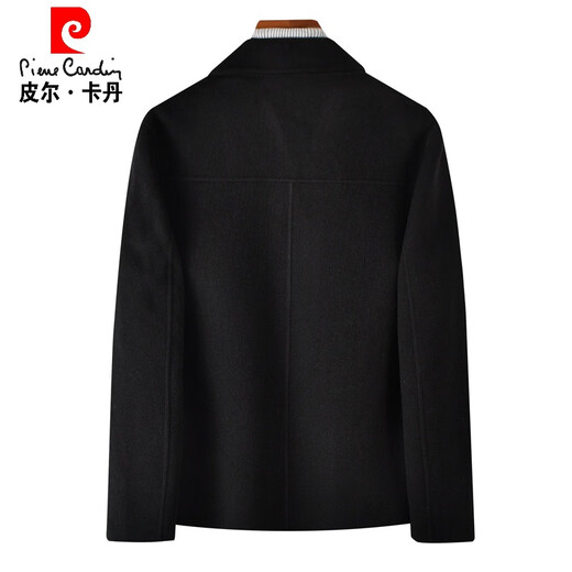 Pier Cardin Brand haut de gamme haut de gamme pour hommes de grande taille de grande taille et hiver en laine d'hiver veste en cachemire de cachemire masculin manteau en laine en laine plus gras plus grande veste à la mode nouveau produit en tricot marron (NC) 2608 185 / 2xl [adapté à 160-180jin [Jin est égal à 0,5 kg]]]