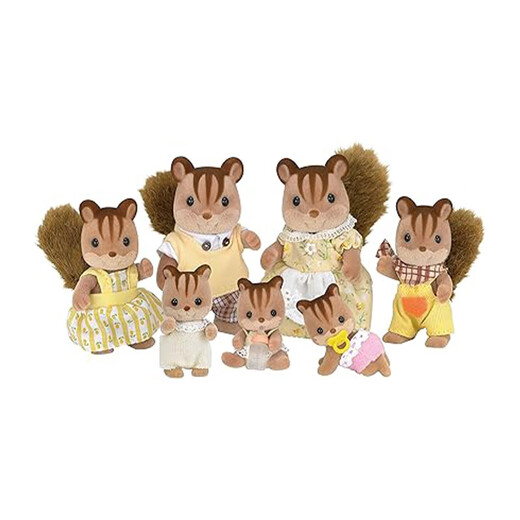 [90% new] Sylvanian families Japanese version of Sylvanian babies Playing house girls toys and doll set Birthday gifts for children