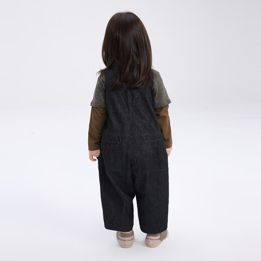 Jnby par jnby jiangnan buyi bébé baby coton jeans étendu sauts d'étendue garçons et filles d'automne décontractés yo8e10350 991 / denimal caché bleu 90cm