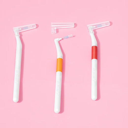 Xiaolu Mama fine tooth interdental cleaning brush imported super fine ssss*20 pack L-shaped interdental brush directly attacks deep-seated tartar