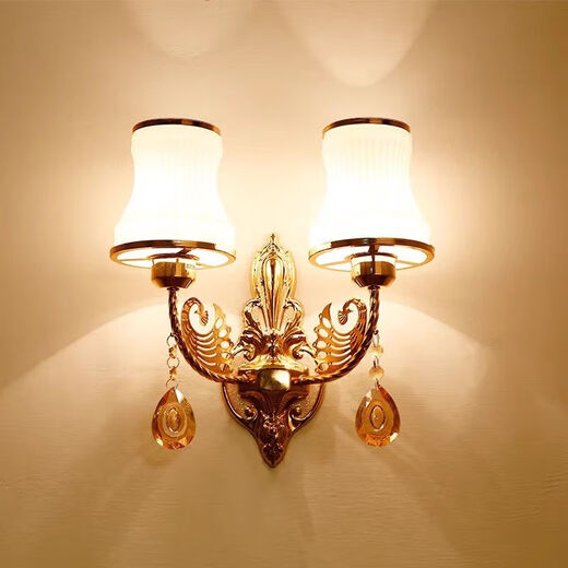 Yaotian Bedside Lamp Bedroom Home Wall Lamp Wall Mounted Stair Master Bedroom Aisle Modern Simple Creative LED Lamp 616 Gold Warm Light