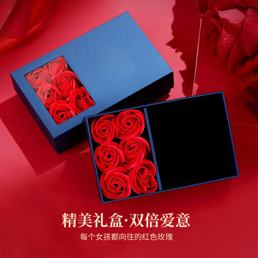 BJYL peony flower gold necklace for women, imitation sand gold clavicle chain pendant, practical Valentine's Day birthday gift for girlfriend, necklace + exquisite gift box