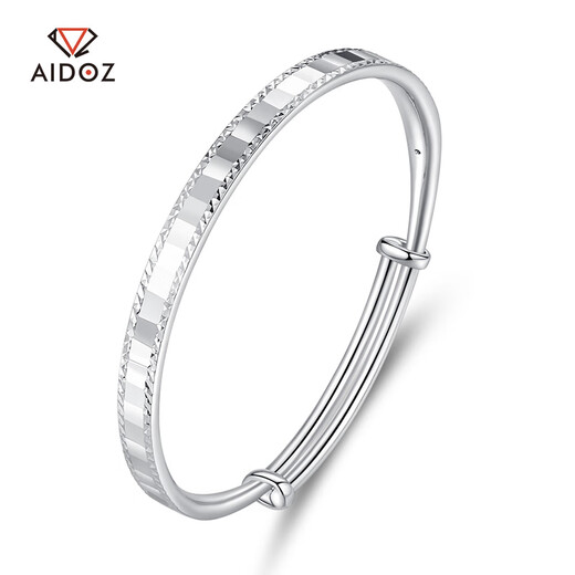 Aido Diamond New PT950 premium push-pull platinum bracelet platinum living bracelet for women, weight 23.29 grams, push-pull adjustable