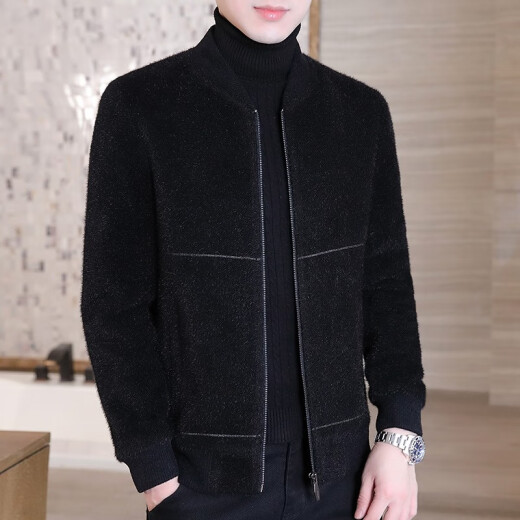 Playboy Jacket Men's 2020 Winter Jacket New Thick Men's Large Size Jacket Trendy Casual Workwear Charge Trendy Brand Men's Clothing Men's SY-9909 Black L (recommended 100Jin [Jin equals 0.5kg] or less)