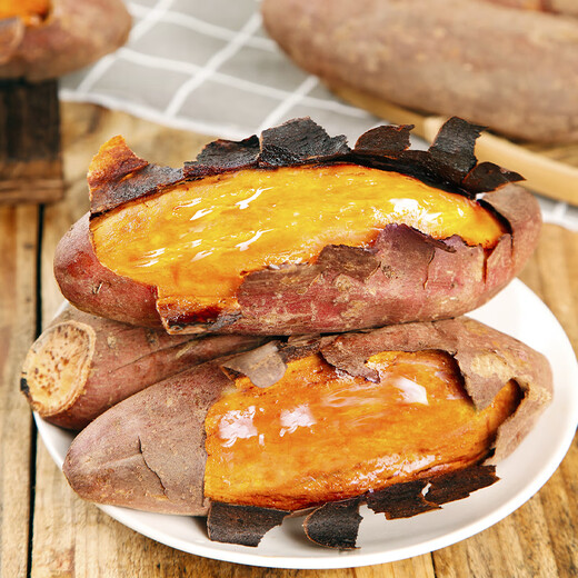 Jingmi Authentic Shandong Tobacco Potato 25 Sweet Potatoes Selected Fruit 4.5 Jin Jin equals 0.5 kg Single Fruit 120g+ Freshly Digged Sweet Potatoes Straight from the Source