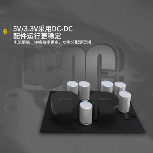 Great Wall G series full voltage 80PLUS certified single-channel 12V high current desktop host computer power supply G6 gold medal full module 650W black