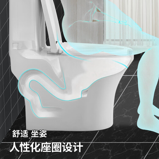 Toilet à lutte contre la flèche grande fleur du ménage à la maison siphon de toilette