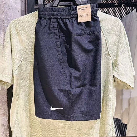 耐克（NIKE）运动裤男裤2023夏季新款休闲裤梭织透气宽松五分裤短裤DV9858-010 DV9858-010黑色 2XL